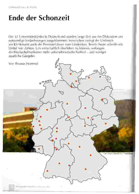 Vorschauseite 1: Ende der Schonzeit