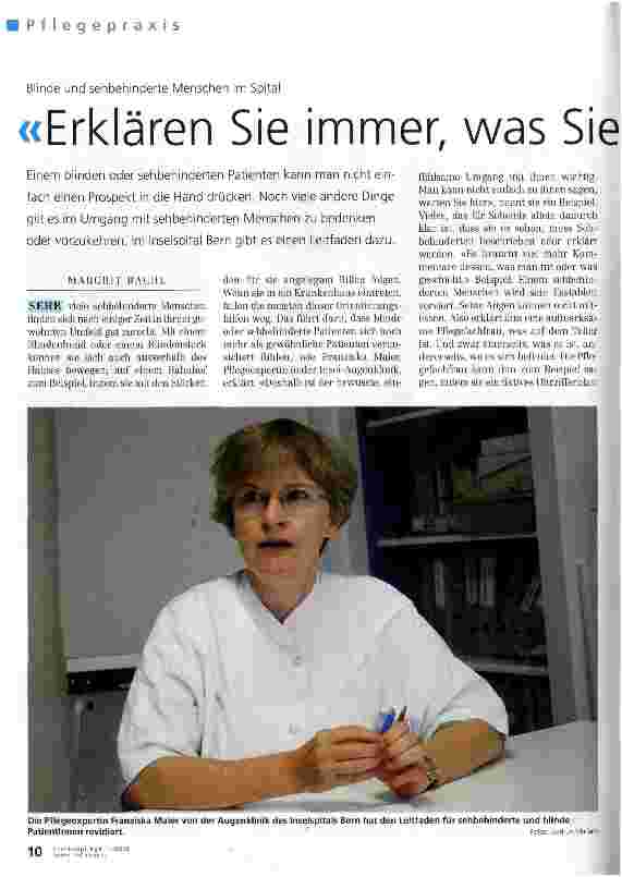 Vorschauseite 1: Erklären Sie immer, was Sie tun