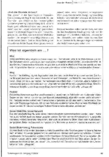 Vorschauseite 2: Web 2. 0 - ein neuer Hype für die Soziale Arbeit? Was bedeutet der Wandel in der Nutzung und Wahrnehmung des World Wide Web für die Soziale Arbeit?