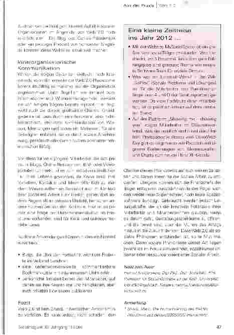 Vorschauseite 4: Web 2. 0 - ein neuer Hype für die Soziale Arbeit? Was bedeutet der Wandel in der Nutzung und Wahrnehmung des World Wide Web für die Soziale Arbeit?