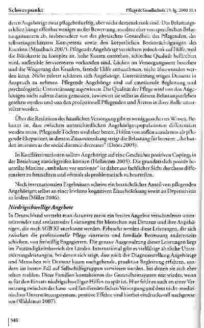 Vorschauseite 4: Institut für Forschung und Transfer in der Pflege und Behandlung von Menschen mit Demenz: Konzept