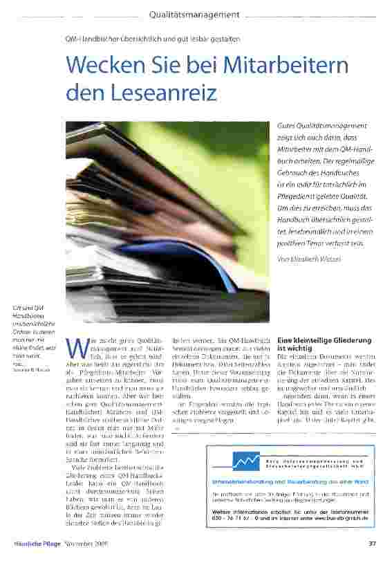 Vorschauseite 1: Wecken Sie bei Mitarbeitern den Leseanreiz
