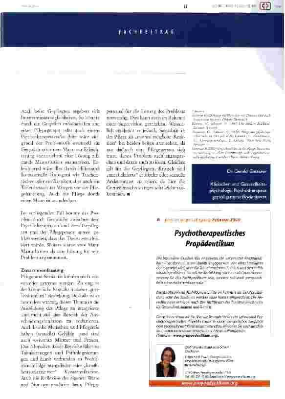 Vorschauseite 4: Sexualität in der pflege