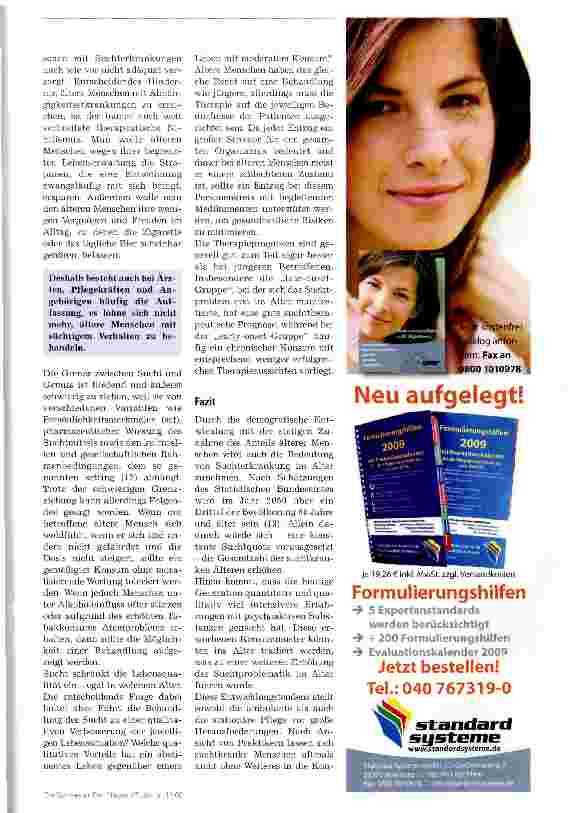 Vorschauseite 5: Sucht im Alter -ein vernachlässigtes Problem