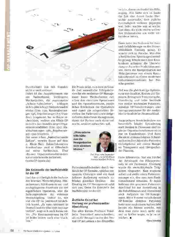 Vorschauseite 3: Der verspätete OP-Termin - ein Desaster
