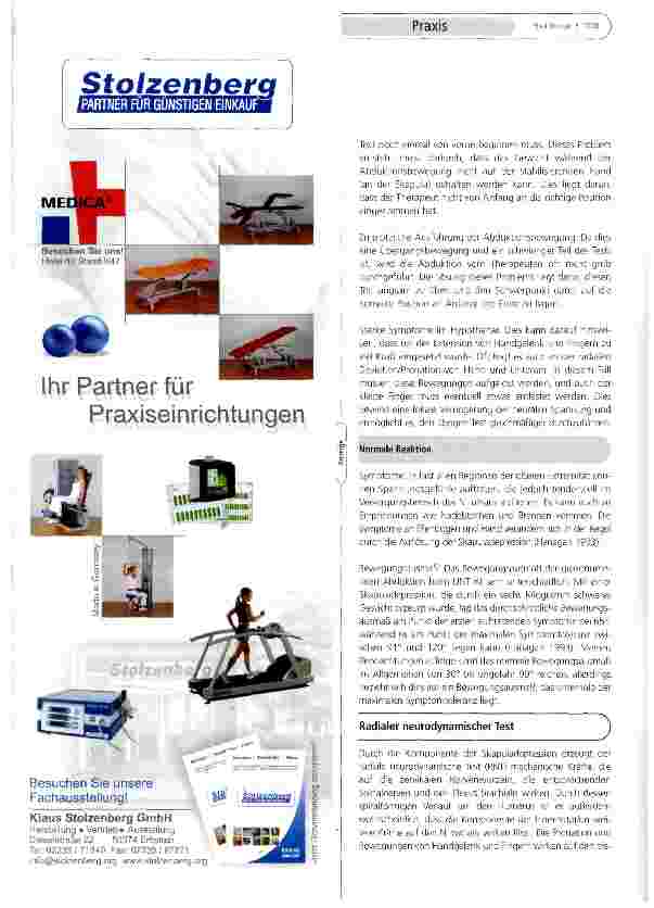 Vorschauseite 4: Neurodynamische Standardtests