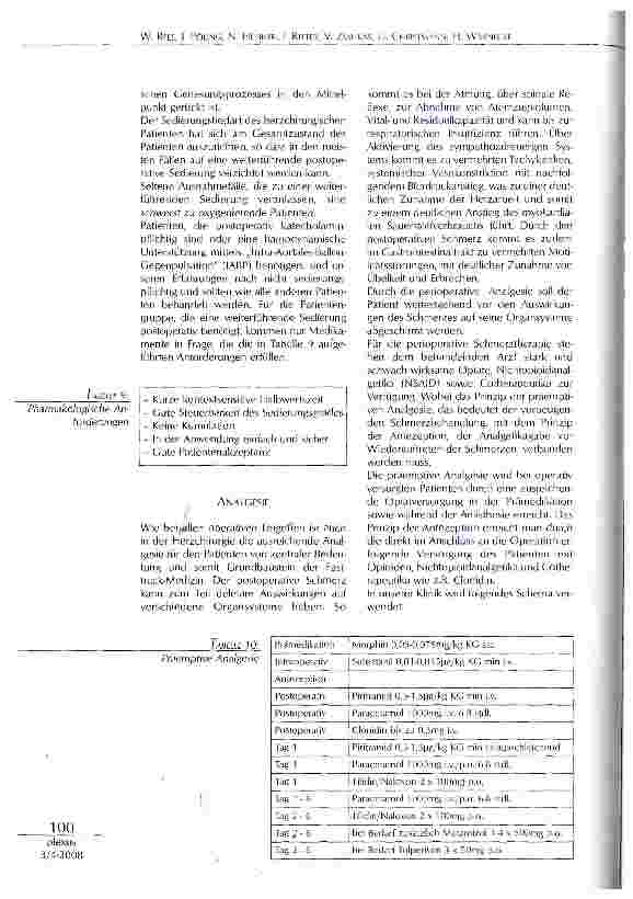 Vorschauseite 5: FAST-TRACK-MEDIZIN IN DER HERZCHIRURGIE