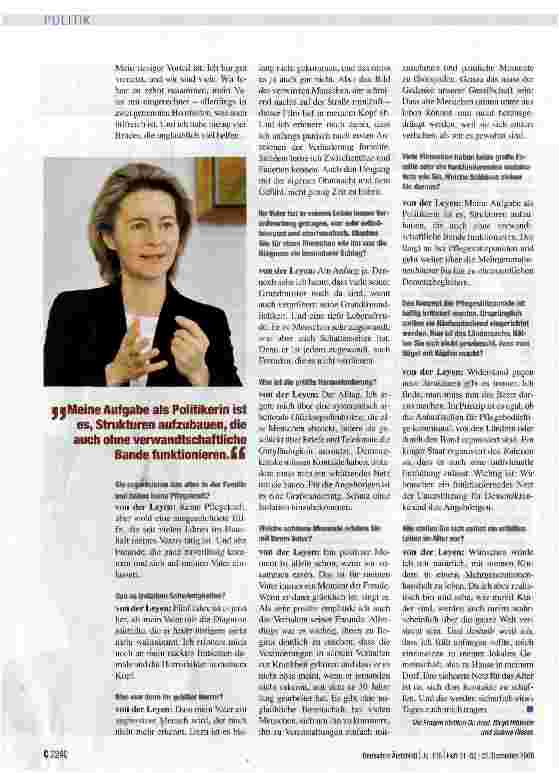 Vorschauseite 3: „Demenz ist eine Krankheit -und keine Katastrophe