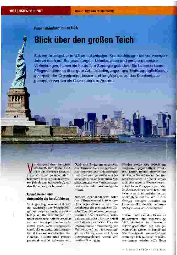 Vorschauseite 1: Blick über den großen Teich