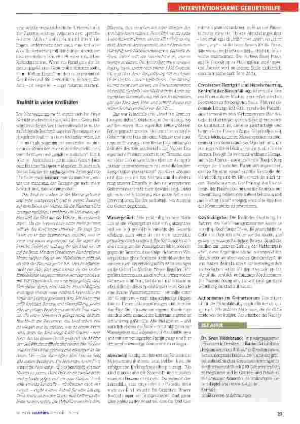 Vorschauseite 2: Abwarten in der Nachgeburtsperiode