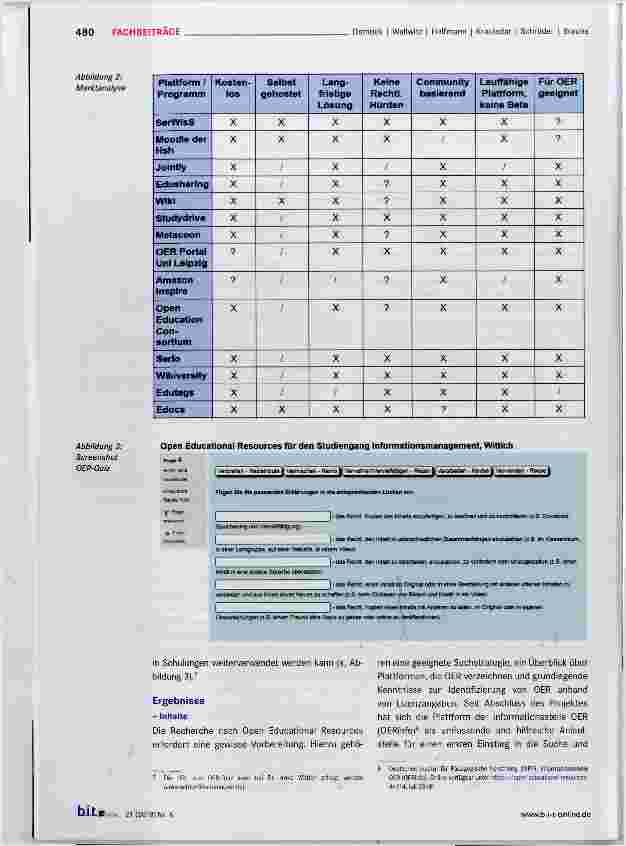 Vorschauseite 3: Open Educational Resources an der Hochschule Hannover