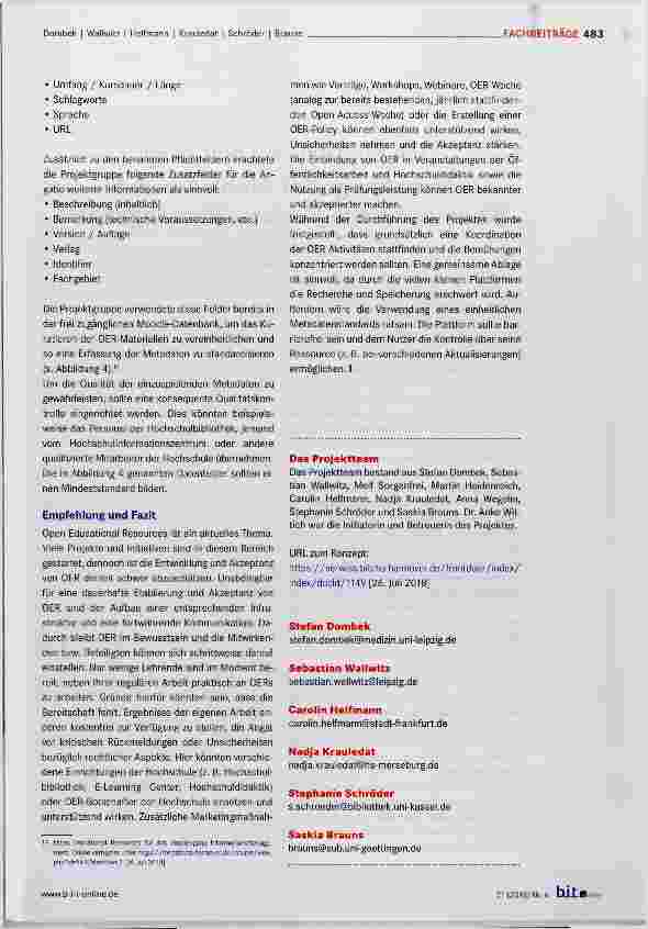 Vorschauseite 6: Open Educational Resources an der Hochschule Hannover