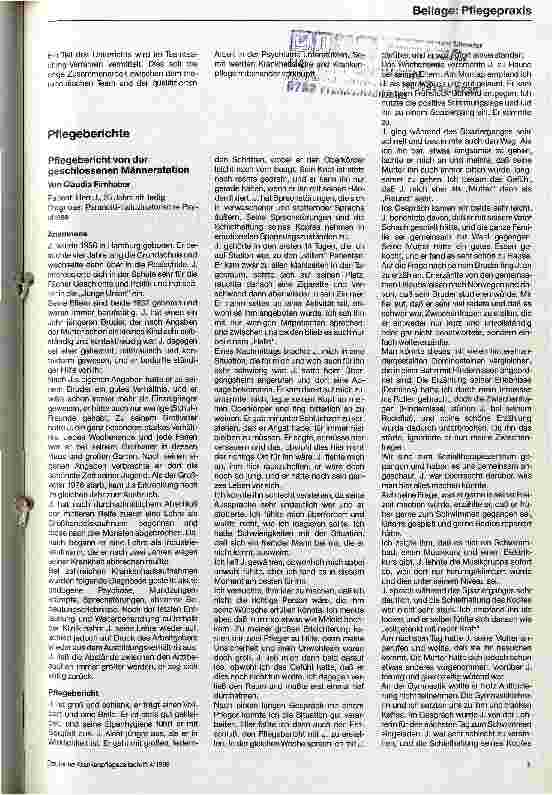 Vorschauseite 2: Wahn-Sinn!? Krankenpflegeschüler erleben Psychiatrie