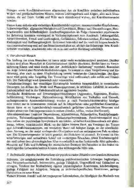 Vorschauseite 4: Die psychologische Situation des kranken Menschen I. Teil