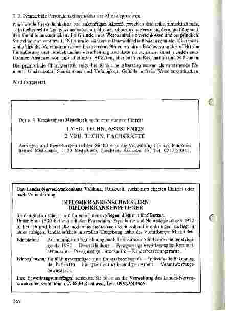 Vorschauseite 6: Die psychologische Situation des kranken Menschen I. Teil