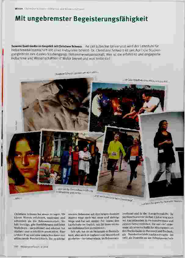 Vorschauseite 1: Mit ungebremster Begeisterungsfähigkeit