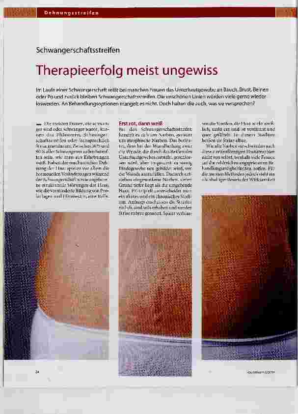 Vorschauseite 1: Therapieerfolg meist ungewiss