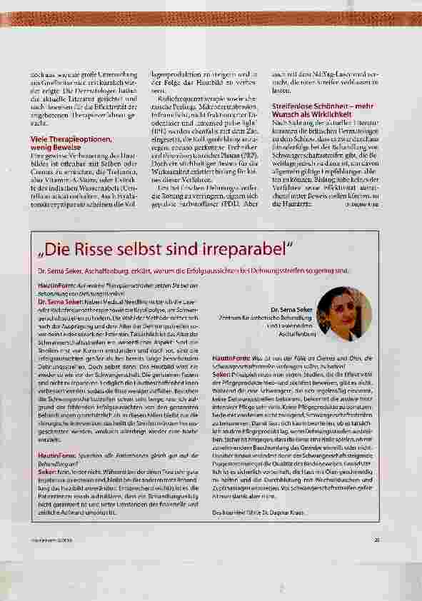 Vorschauseite 2: Therapieerfolg meist ungewiss