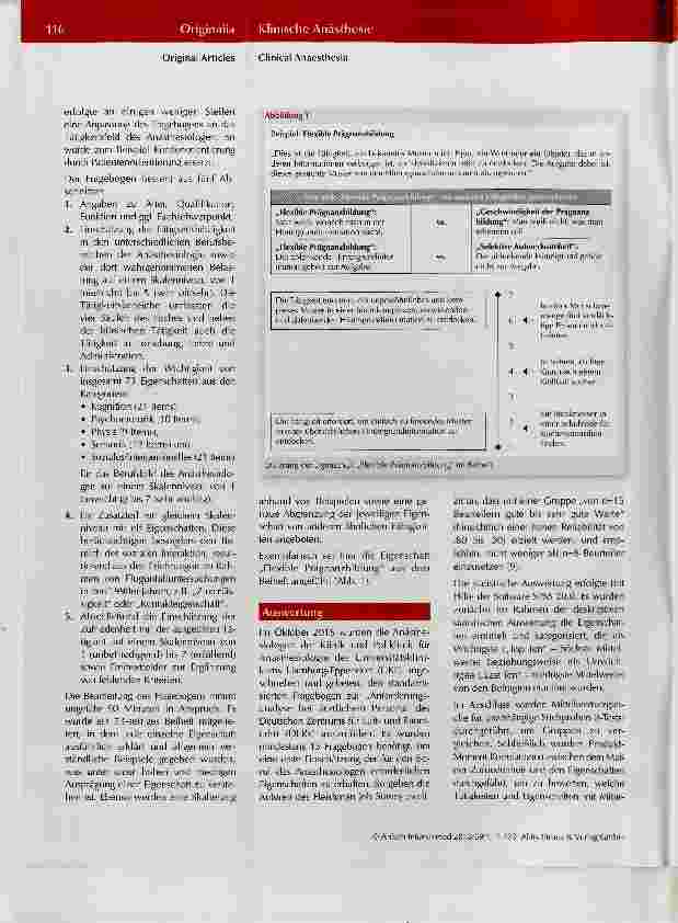 Vorschauseite 3: Fragebogenbasierte Anforderungsanalyse für das Berufsbild des Anästhesiologen