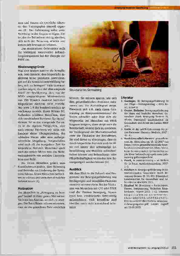 Vorschauseite 3: Bewegung fördert die Wundheilung