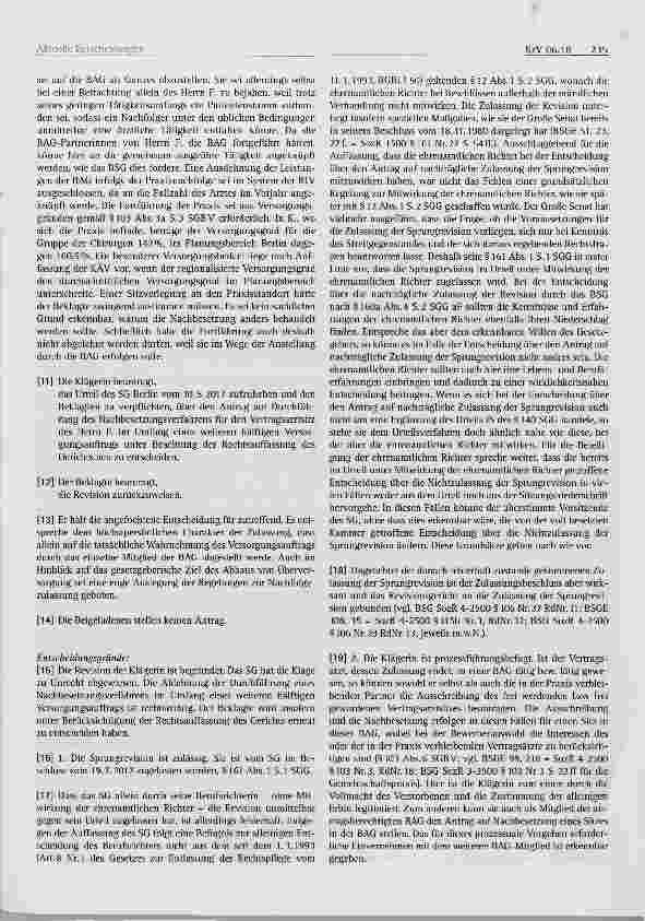 Vorschauseite 2: Vertragsärztliche Versorgung