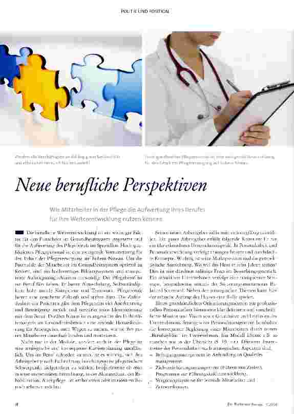 Vorschauseite 1: Neue berufliche Perspektiven