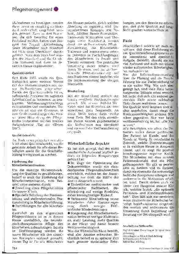 Vorschauseite 3: Einführung eines Qualitätssicherungssystems im Klinikbereich