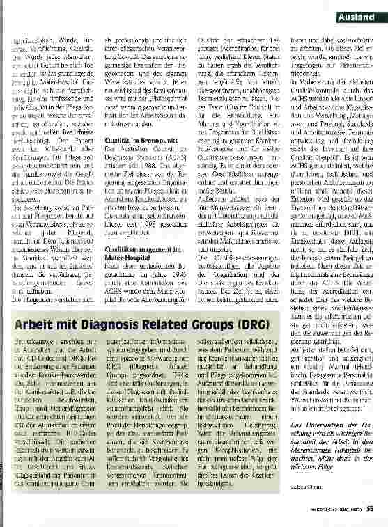Vorschauseite 2: Pflege in Australien (Teil 2)