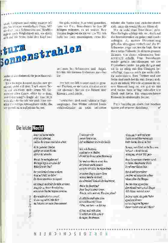 Vorschauseite 2: Schneesturm und Sonnenstrahlen