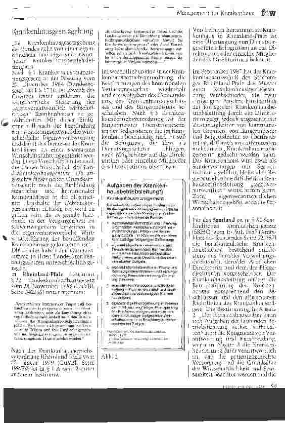 Vorschauseite 3: Modernes Krankenhausmanagement Betriebsleitung-Budgetierung-Controlling