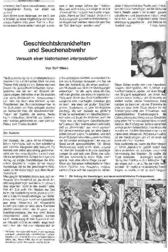 Vorschauseite 3: AIDS Neue Erkenntnisse und wenig Hoffnung