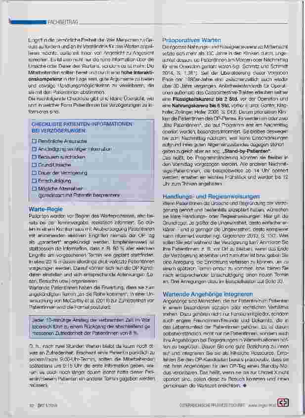 Vorschauseite 2: Praktische Tipps zum Wartemanagement