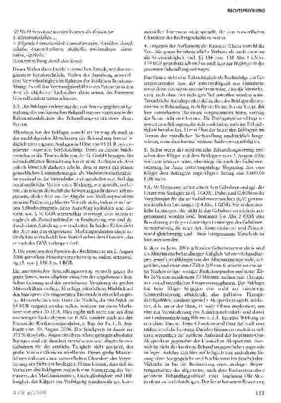 Vorschauseite 3: Ärztliche Berufsausübung und gewerbliche Tätigkeiten Handel mit Medizinprodukten