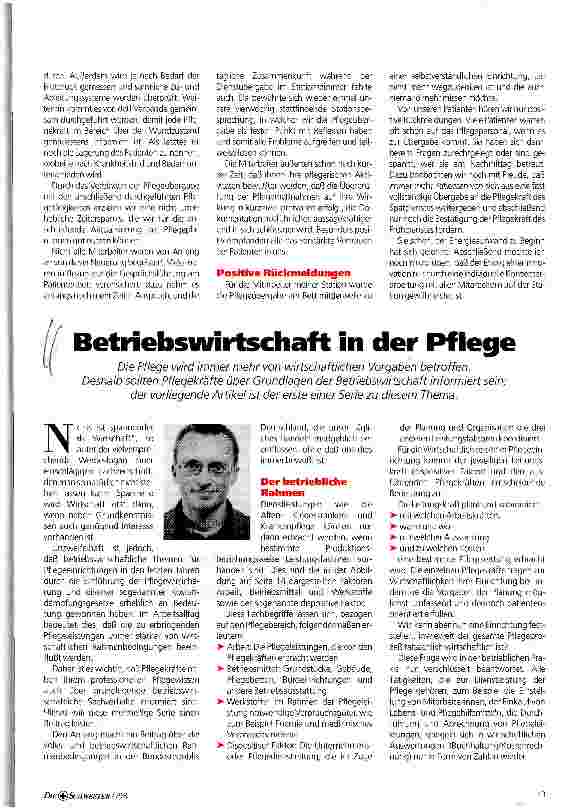 Vorschauseite 3: Innovation am Patientenbett
