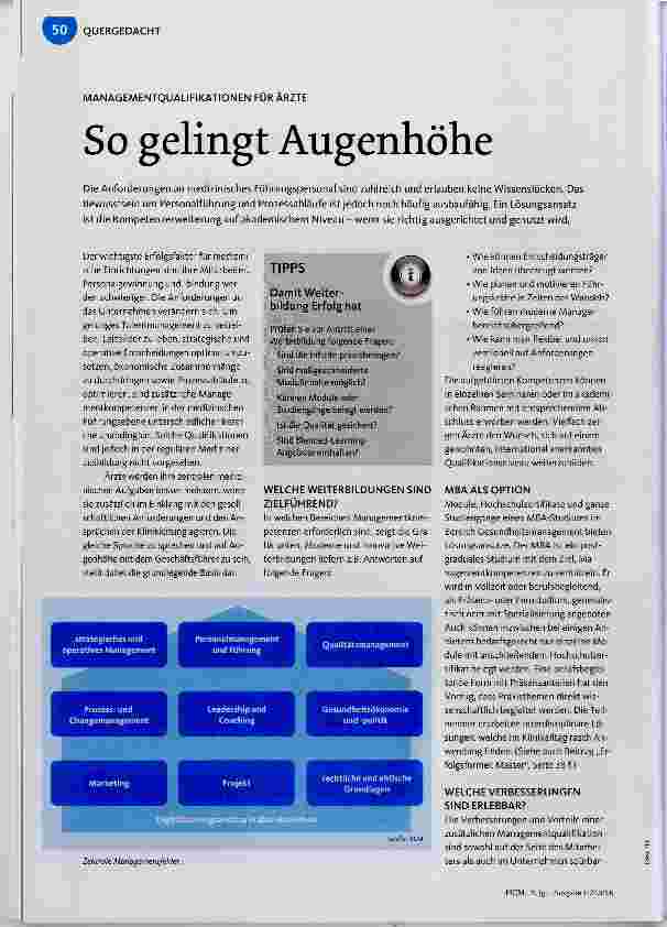 Vorschauseite 1: So gelingt Augenhöhe