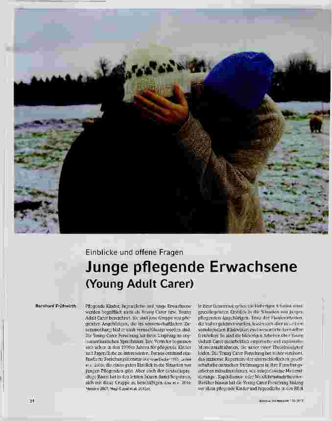 Vorschauseite 1: Junge pflegende Erwachsene
