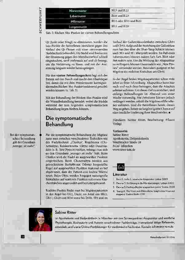 Vorschauseite 5: Japanische Meridiantherapie bei Migräne