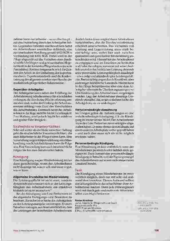 Vorschauseite 2: Der richtige Umgang mit Low Performern (Minderteistern)