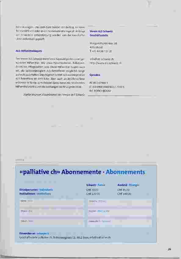 Vorschauseite 2: ALS-Betroffene und Angehörige unterstützen