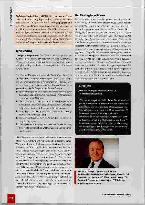 Vorschauseite 3: IT-Service-Management und Informationssicherheit
