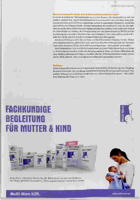 Vorschauseite 2: Keine Muttermilch was dann?