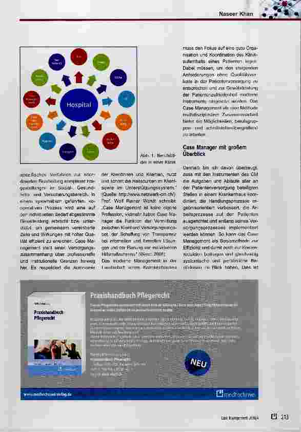 Vorschauseite 2: Entlassmanagement und die Landschaft eines Krankenhauses