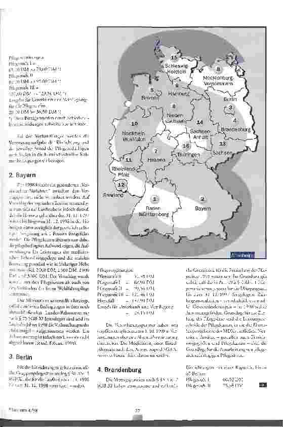 Vorschauseite 2: Pflegesatzverfahren im Vergleich Handhabung der einzelnen Bundesländer