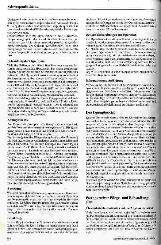 Vorschauseite 3: Pflege von Patienten mit Bauchaortenaneurysma