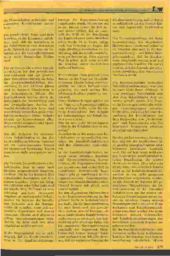 Vorschauseite 3: 1998 das Jahr 1 nach den Gesundheitsreformen?