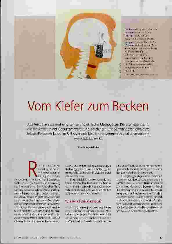 Vorschauseite 1: Vom Kiefer zum Becken