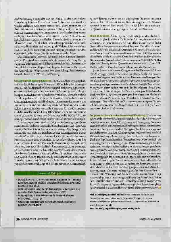 Vorschauseite 5: Grün macht gesund