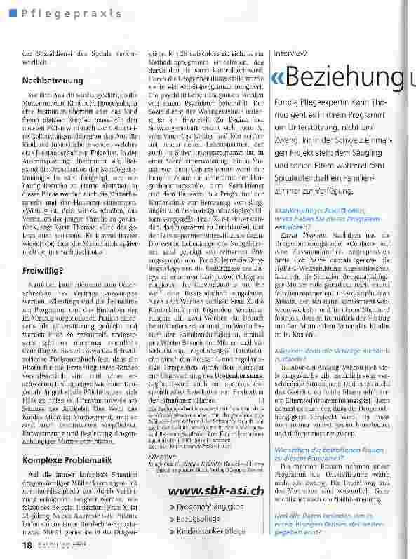 Vorschauseite 3: Unterstützung bei schwierigem Start ins Leben