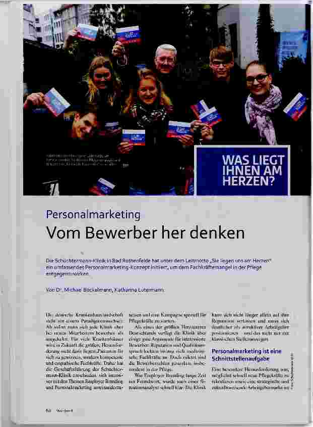 Vorschauseite 1: Vom Bewerber her denken