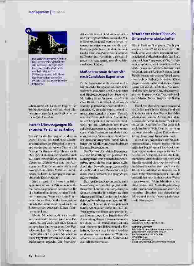 Vorschauseite 3: Vom Bewerber her denken
